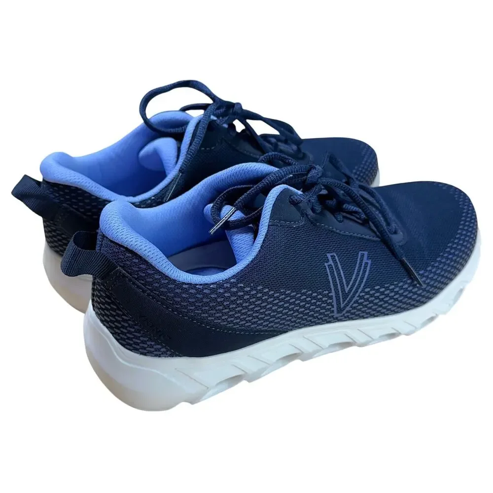 Vionic Mesh Lace Up Walking Sneaker Priscilla Blue Women's Size 8.5W EUC